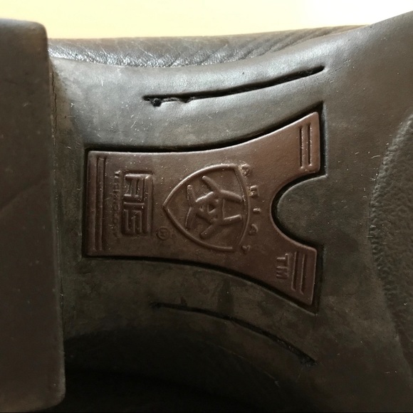 Ariat Leather Western Cowboy Boots - Picture 8 of 9